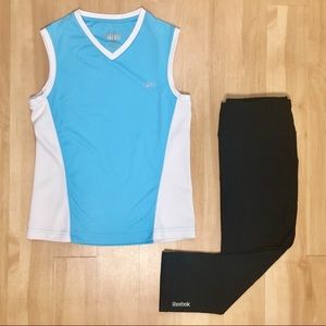 Donating Tonight! Reebok Crop Leggings & Top